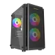 MaxGreen 5510-Mesh Mid-Tower M-ATX Gaming Case with PSU